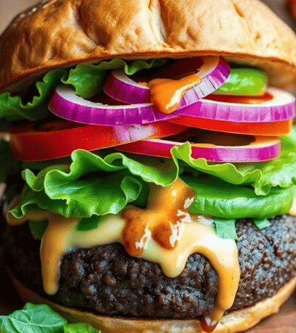 Pioneer Woman Black Bean Burger