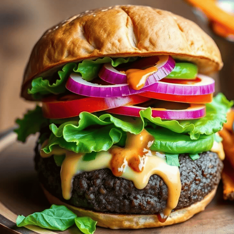 Pioneer Woman Black Bean Burger