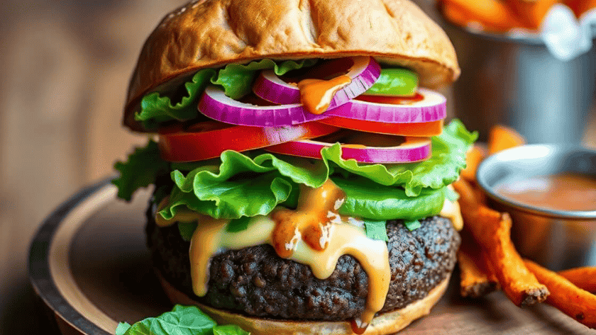 Pioneer Woman Black Bean Burger