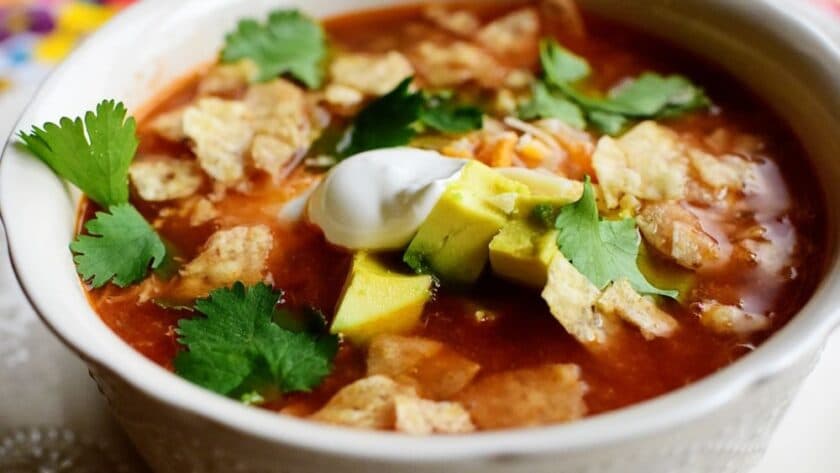 Pioneer Woman Slow Cooker Chicken Tortilla Soup
