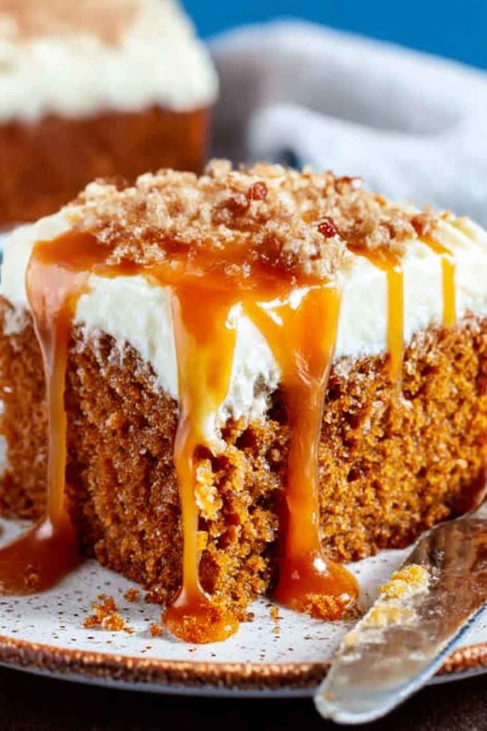 Pioneer Woman Pumpkin Poke Cake