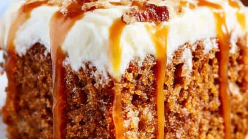 Pioneer Woman Pumpkin Poke Cake
