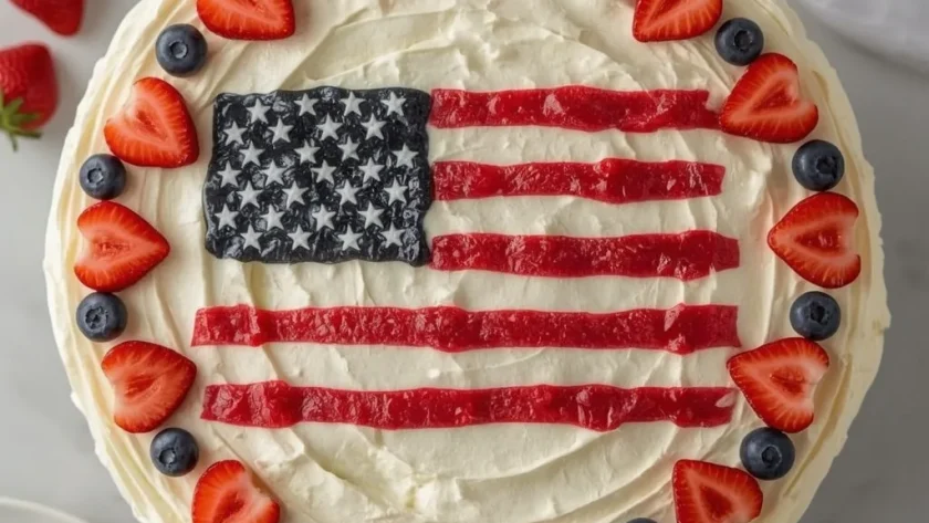 Pioneer Woman American Flag Cake