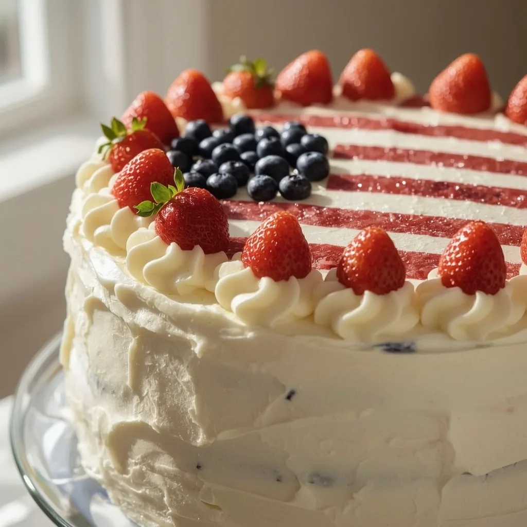 Pioneer Woman American Flag Cake