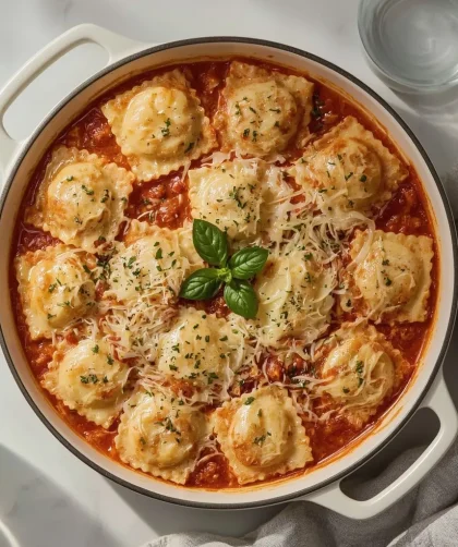Pioneer Woman Cheese Ravioli Casserole
