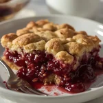 Pioneer Woman Cherry Dump Cake - recipe card