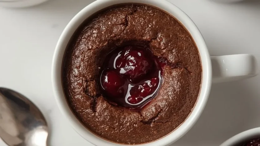 Pioneer Woman Chocolate Cherry Mug Cake