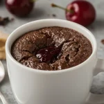 Pioneer Woman Chocolate Cherry Mug Cake - recipe card