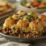 Pioneer Woman Cowboy Casserole - recipe card