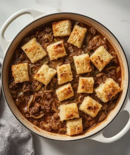 Pioneer Woman French Onion Beef Casserole