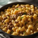 Pioneer Woman Hamburger Mac and Cheese - recipe card