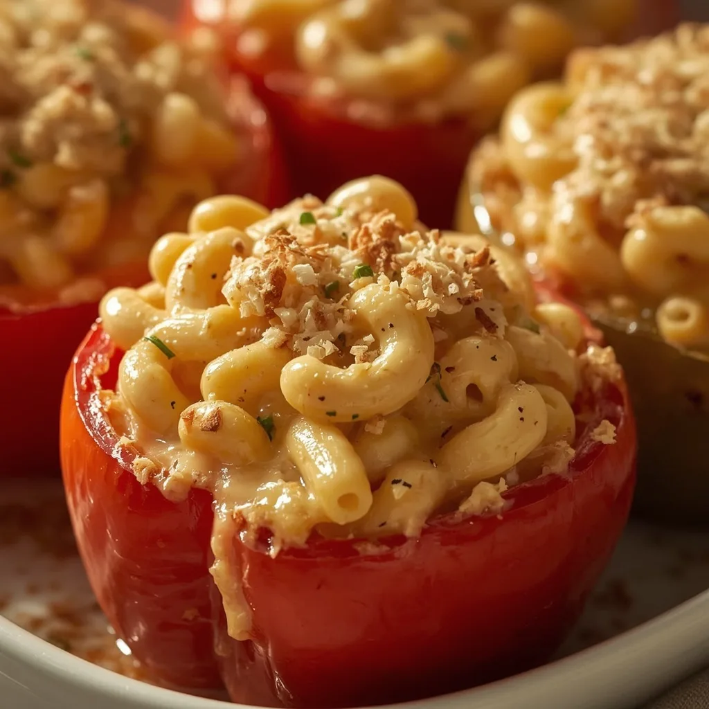 Pioneer Woman Mac and Cheese Stuffed Peppers