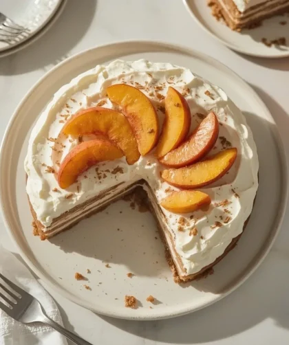 Pioneer Woman Peach and Brown Sugar Icebox Cake