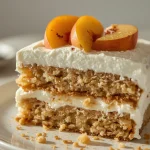 Pioneer Woman Peach and Brown Sugar Icebox Cake - recipe card