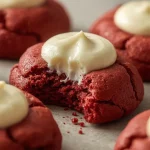 Pioneer Woman Red Velvet Cookies - recipe card