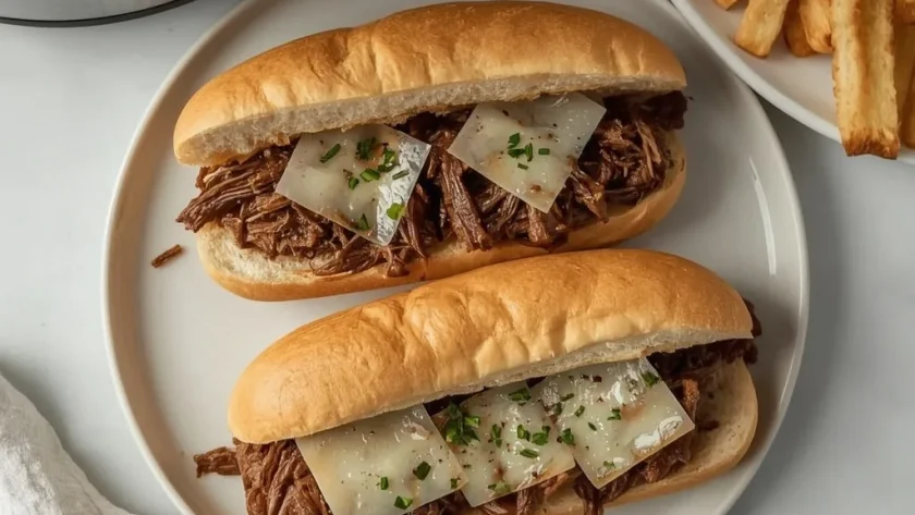 Pioneer Woman Slow Cooker French Dip Sandwiches