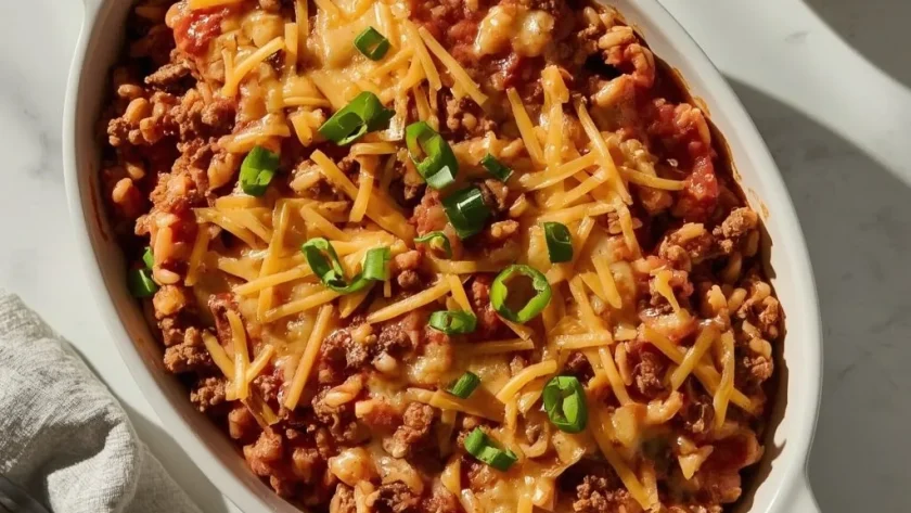 Pioneer Woman Spanish Rice Casserole