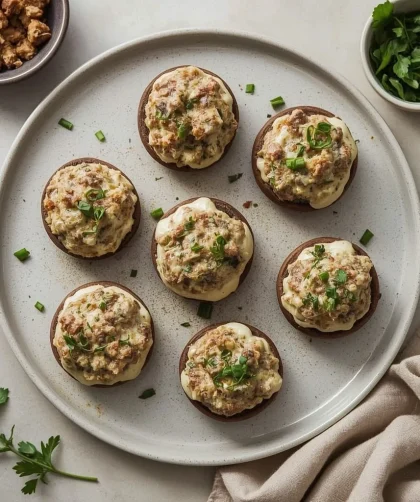 Pioneer Woman Stuffed Mushrooms Sausage Cream Cheese