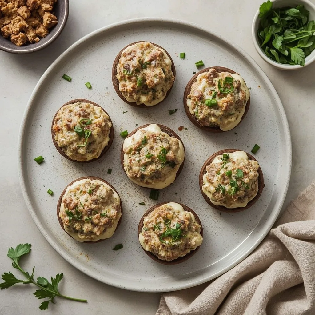Pioneer Woman Stuffed Mushrooms Sausage Cream Cheese