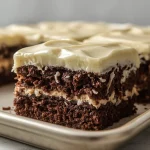 Pioneer Woman Texas Sheet Cake with Vanilla Bean Frosting - recipe card