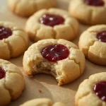 Pioneer Woman Thumbprint Cookies - recipe card
