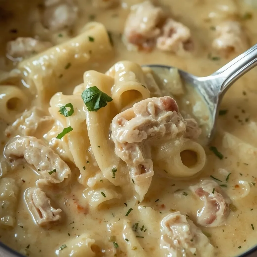 Creamy White Lasagna Soup