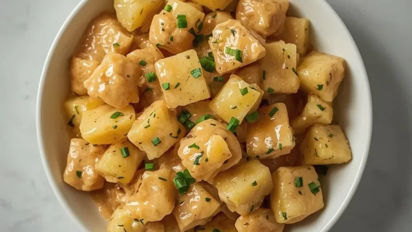 Crockpot Cheesy Potatoes