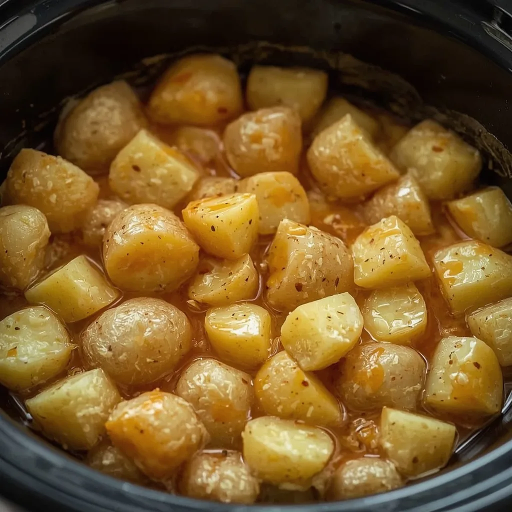 Crockpot Cheesy Potatoes