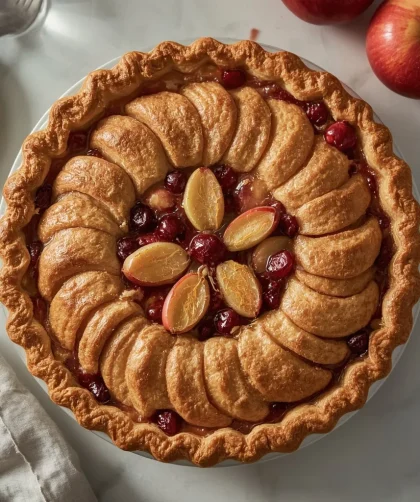 Pioneer Woman Apple Cranberry Pie