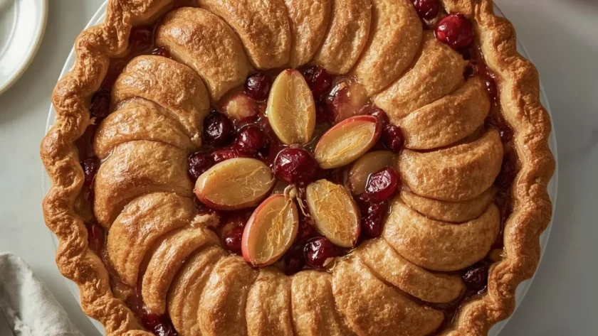 Pioneer Woman Apple Cranberry Pie