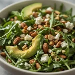 Pioneer Woman Arugula Salad - recipe card