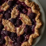 Pioneer Woman Blackberry Pie - recipe card
