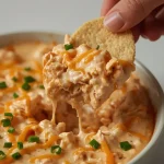 Pioneer Woman Buffalo Chicken Dip - recipe card