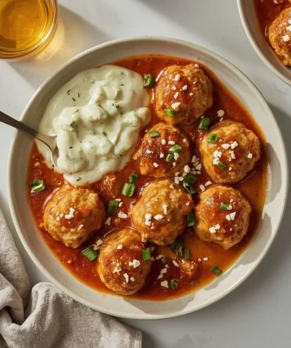 Pioneer Woman Buffalo Chicken Meatballs