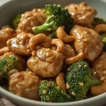 Pioneer Woman Cashew Chicken - recipe card