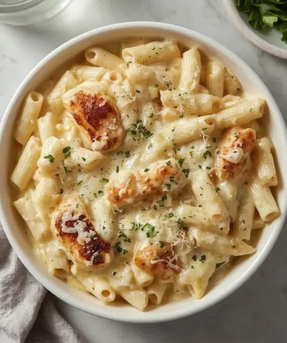 Pioneer Woman Chicken Alfredo Bake