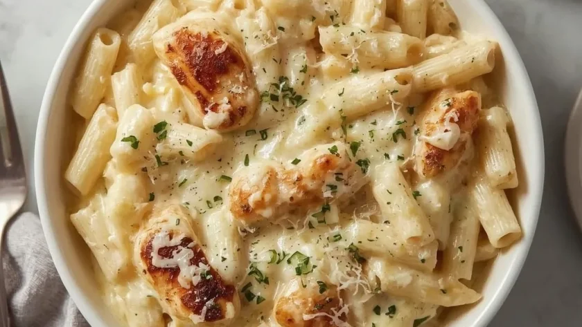 Pioneer Woman Chicken Alfredo Bake