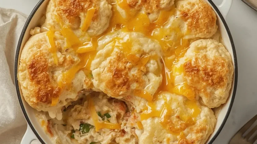 Pioneer Woman Chicken Biscuit Casserole