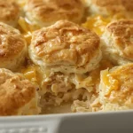 Pioneer Woman Chicken Biscuit Casserole - recipe card