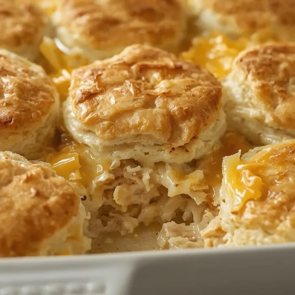Pioneer Woman Chicken Biscuit Casserole