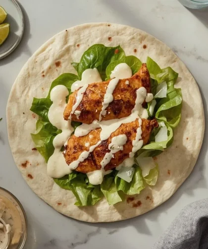 Pioneer Woman Chicken Caesar Wrap