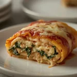 Pioneer Woman Chicken Lasagna Roll-Ups - recipe card