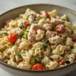 Pioneer Woman Chicken Pasta Salad - recipe card