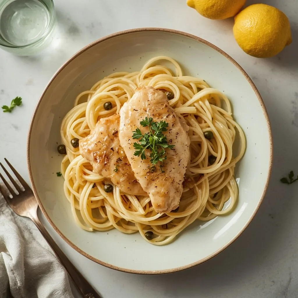 Pioneer Woman Chicken Piccata with Buttery Lemon Noodles