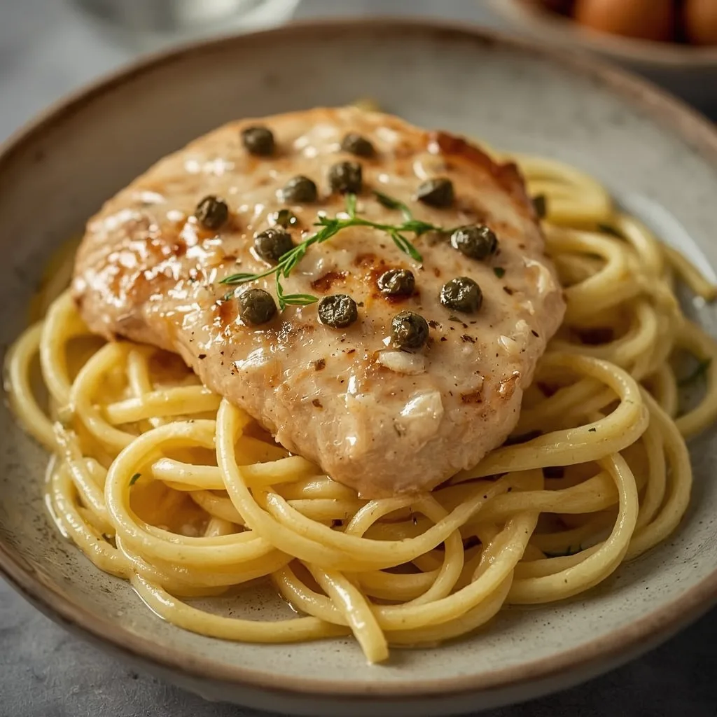 Pioneer Woman Chicken Piccata with Buttery Lemon Noodles