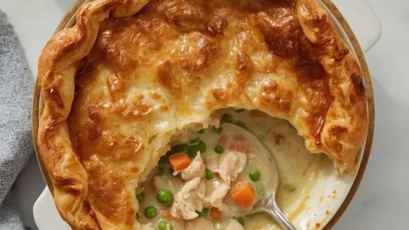 Pioneer Woman Chicken Pot Pie with Puff Pastry