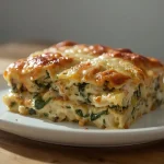 Pioneer Woman Chicken Spinach Artichoke Lasagna - recipe card