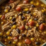 Pioneer Woman Chicken Taco Soup - recipe card