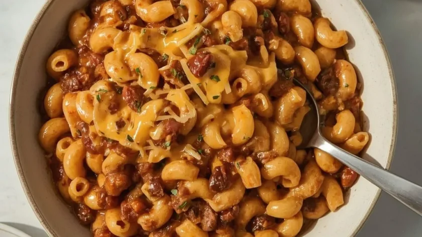 Pioneer Woman Chili Mac and Cheese