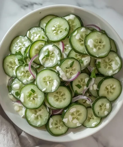 Pioneer Woman Creamy Cucumber Salad